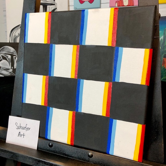 Optical Illusion Painting - Fun Art - Wall Decor - Picture 2 of 2